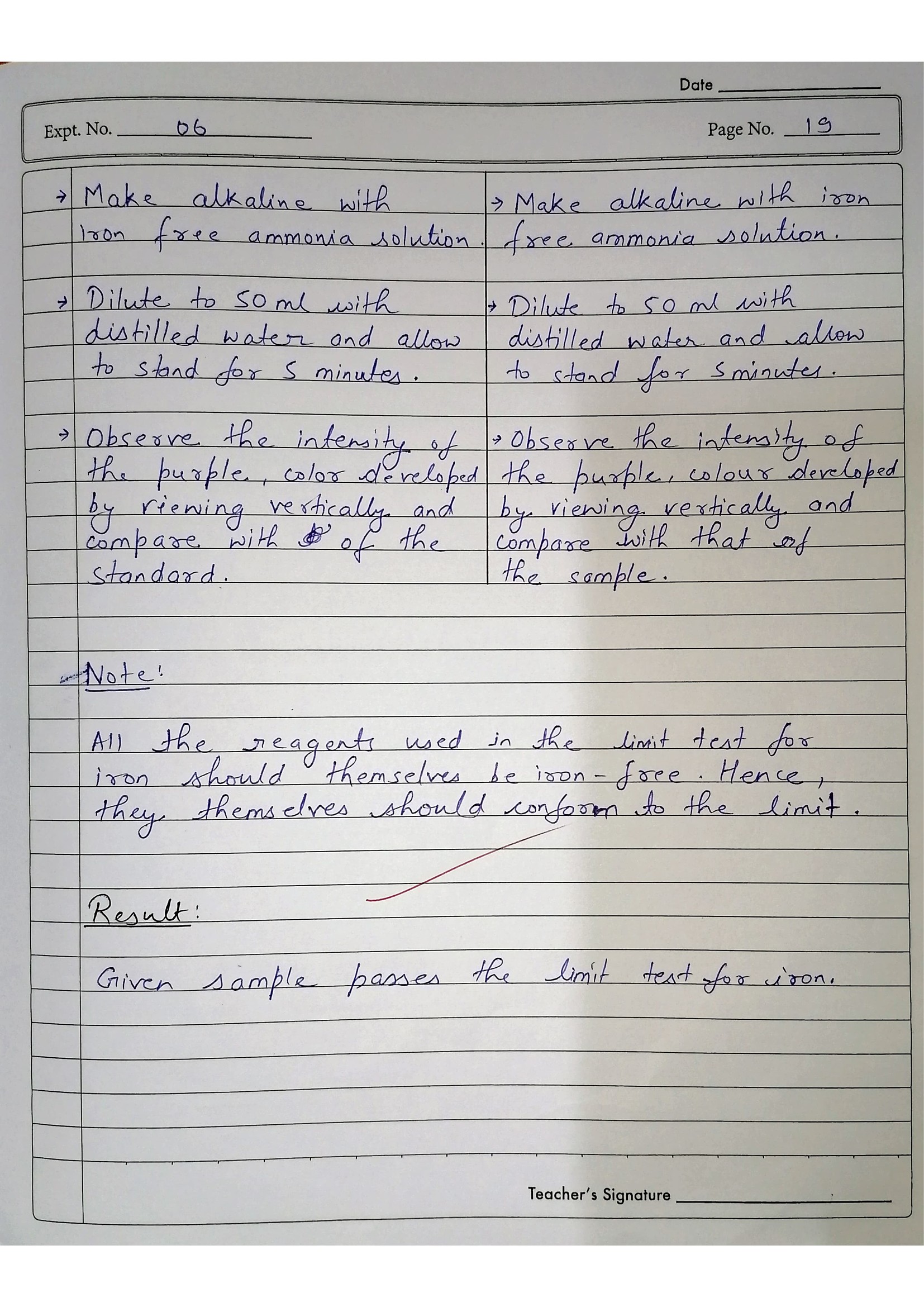 Pharmaceutical Chemistry Practical